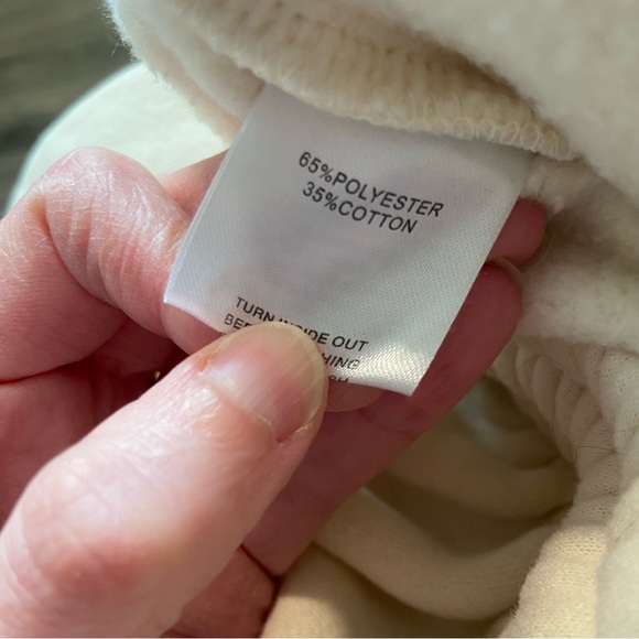 White Fox Along for the Ride Lounge shorts in Butter size M - Picture 4 of 10